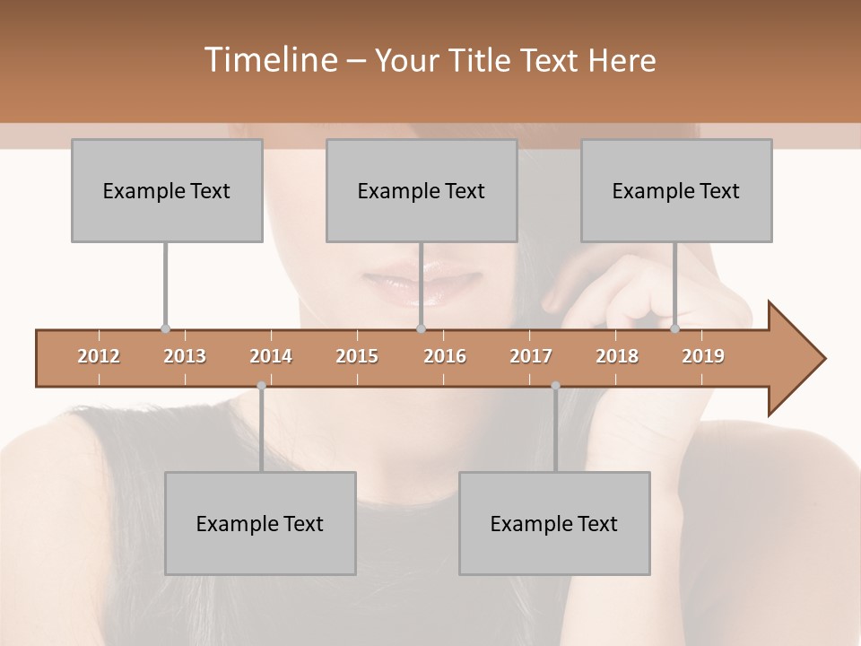 Portrait Girl Wellness PowerPoint Template