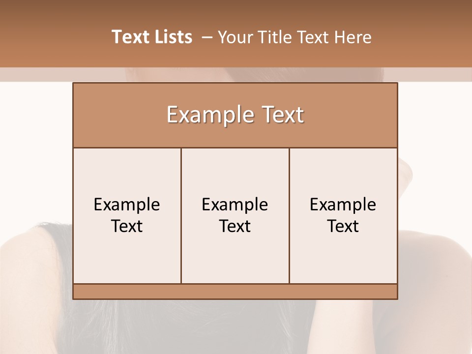 Portrait Girl Wellness PowerPoint Template