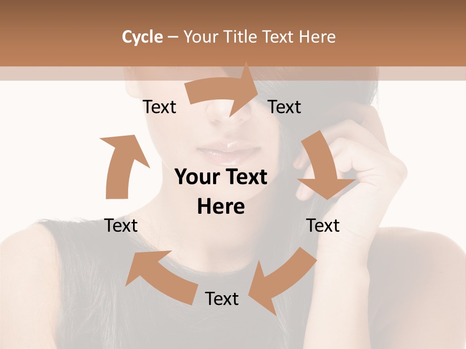 Portrait Girl Wellness PowerPoint Template