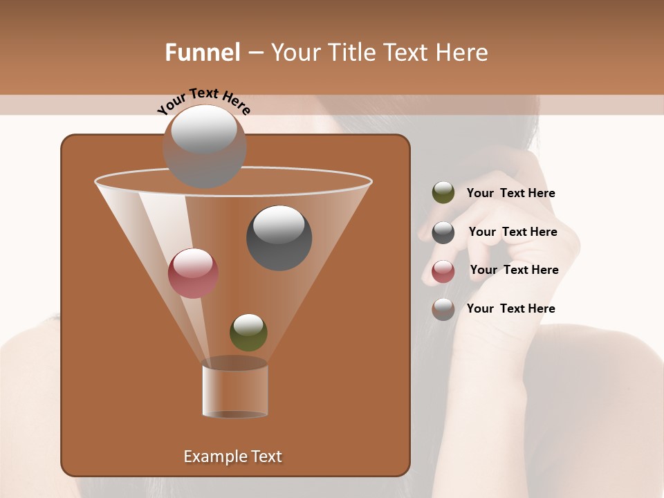 Portrait Girl Wellness PowerPoint Template