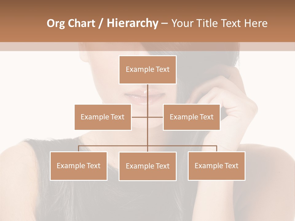 Portrait Girl Wellness PowerPoint Template