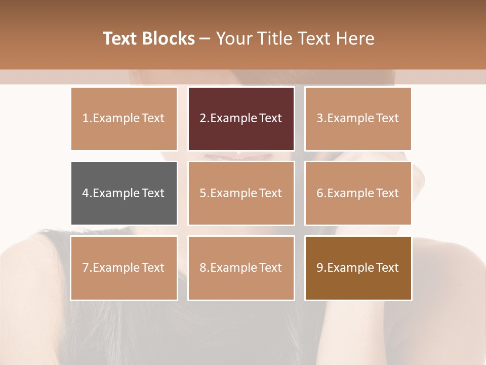 Portrait Girl Wellness PowerPoint Template