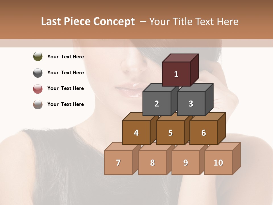 Portrait Girl Wellness PowerPoint Template