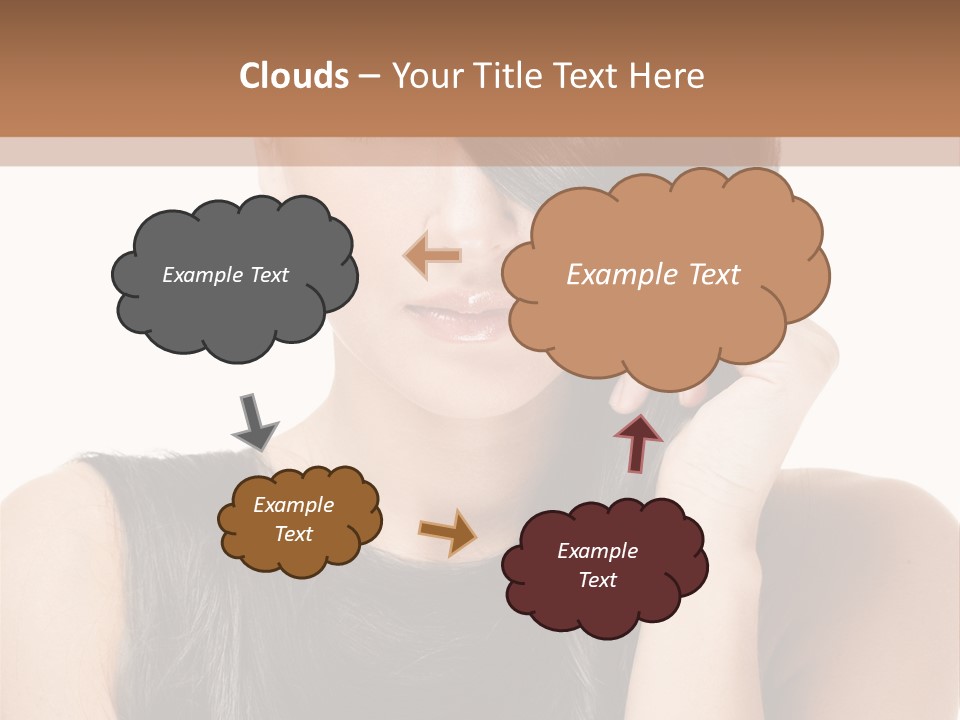 Portrait Girl Wellness PowerPoint Template