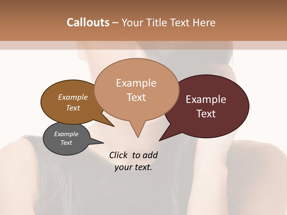 Portrait Girl Wellness PowerPoint Template