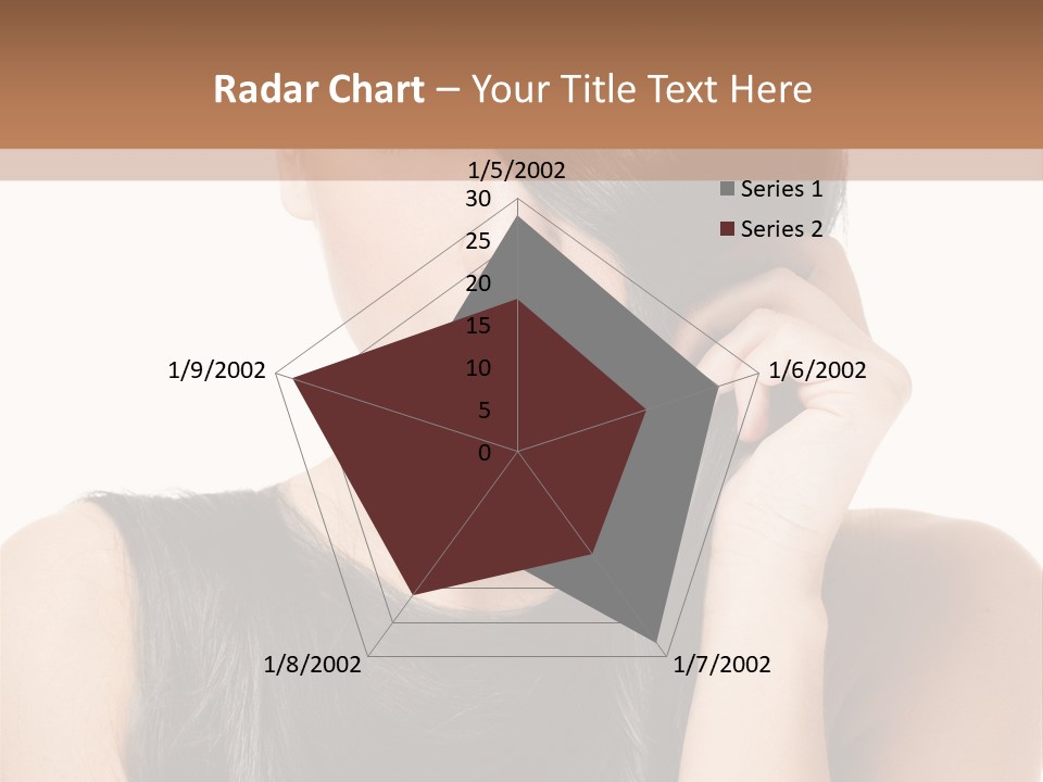 Portrait Girl Wellness PowerPoint Template