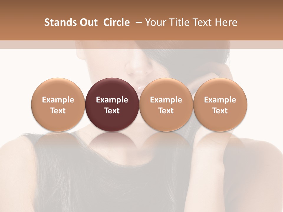 Portrait Girl Wellness PowerPoint Template