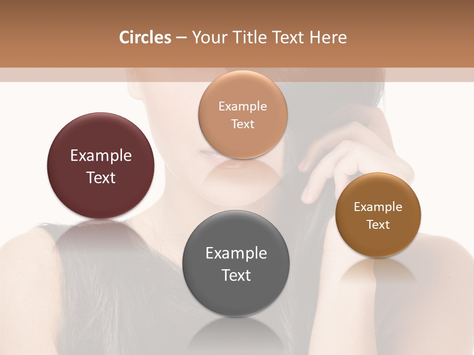 Portrait Girl Wellness PowerPoint Template