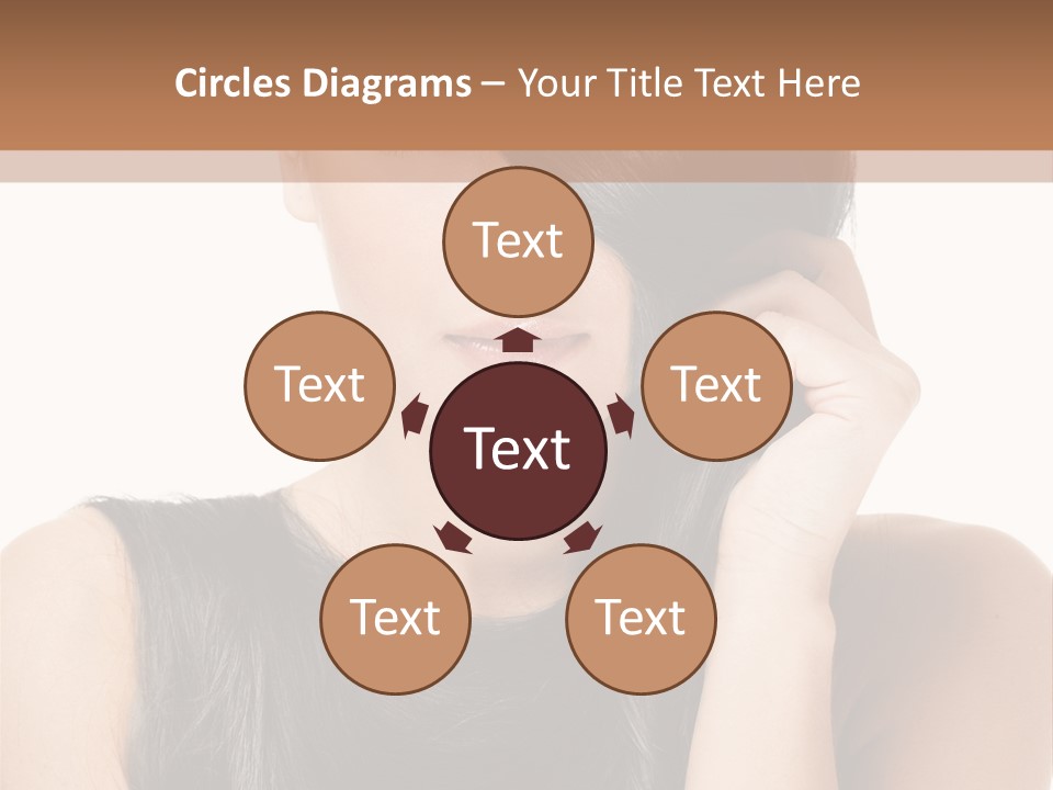 Portrait Girl Wellness PowerPoint Template