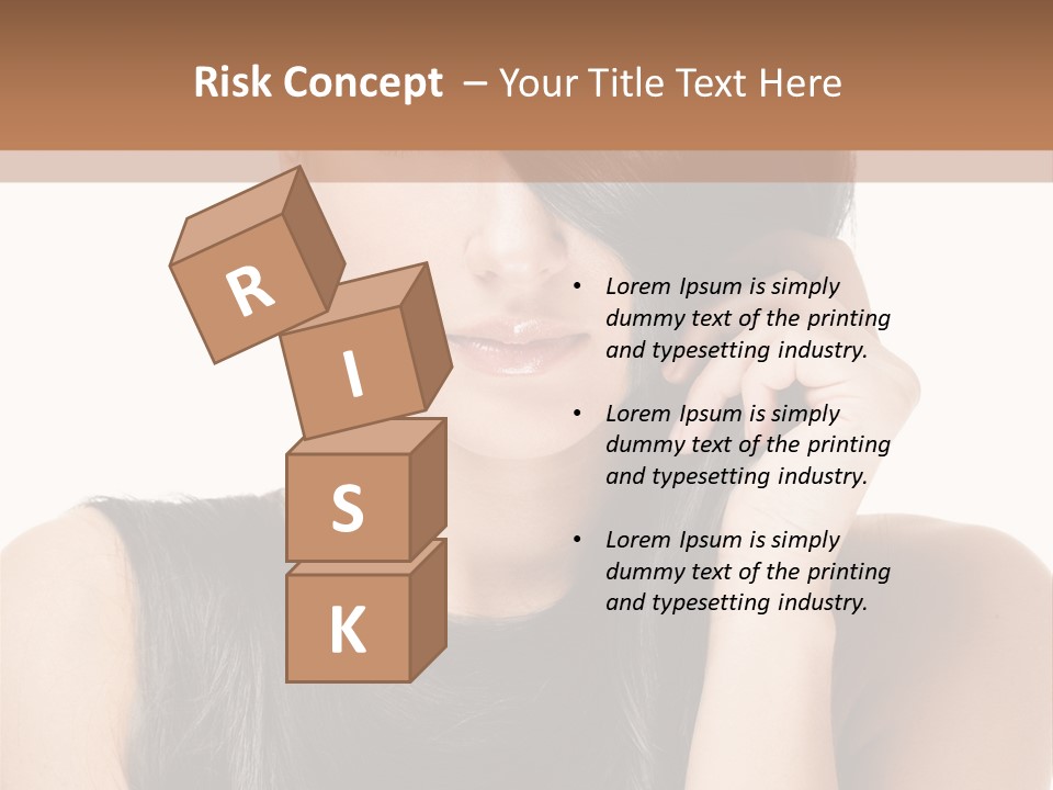 Portrait Girl Wellness PowerPoint Template