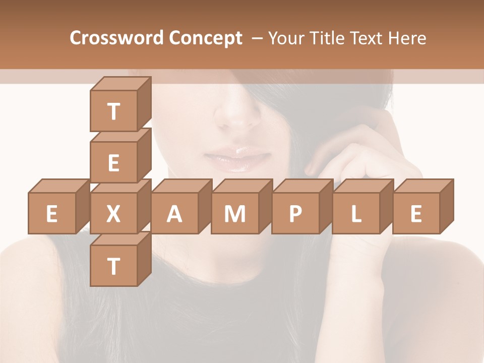 Portrait Girl Wellness PowerPoint Template