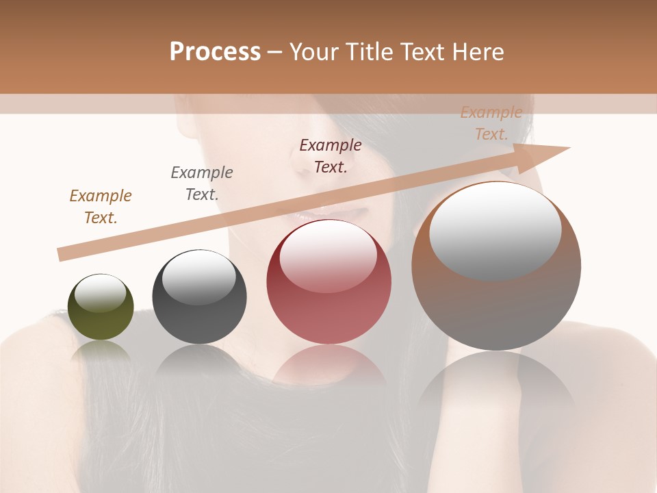 Portrait Girl Wellness PowerPoint Template