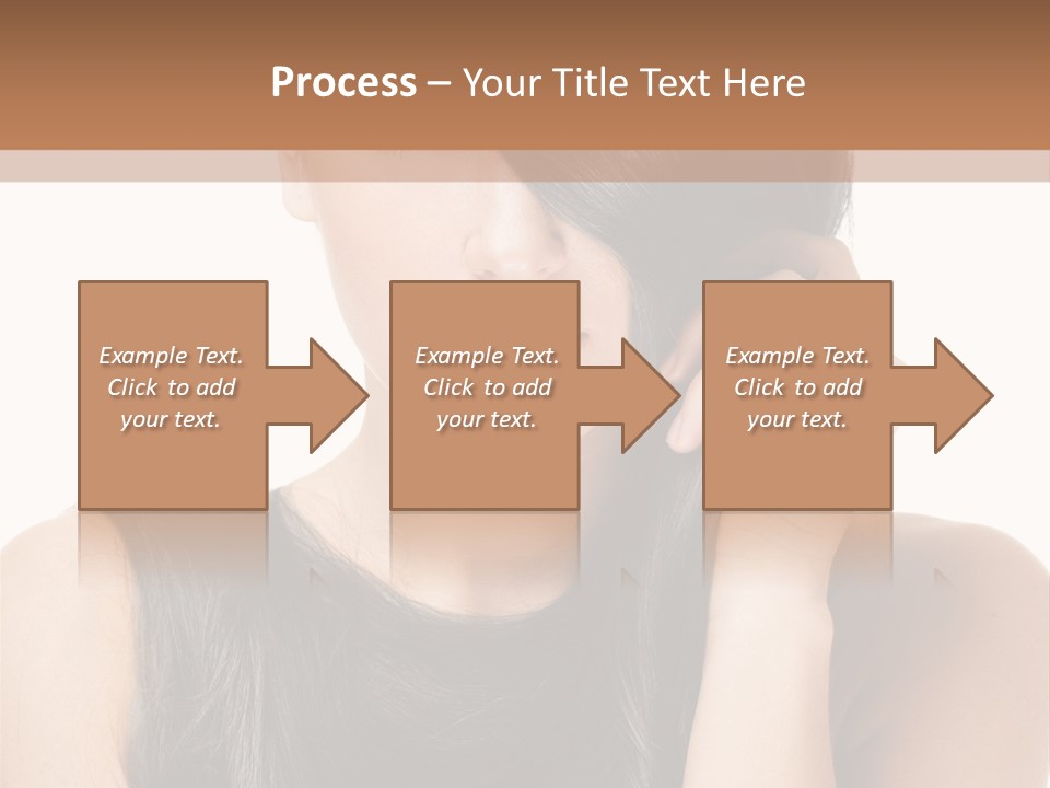 Portrait Girl Wellness PowerPoint Template