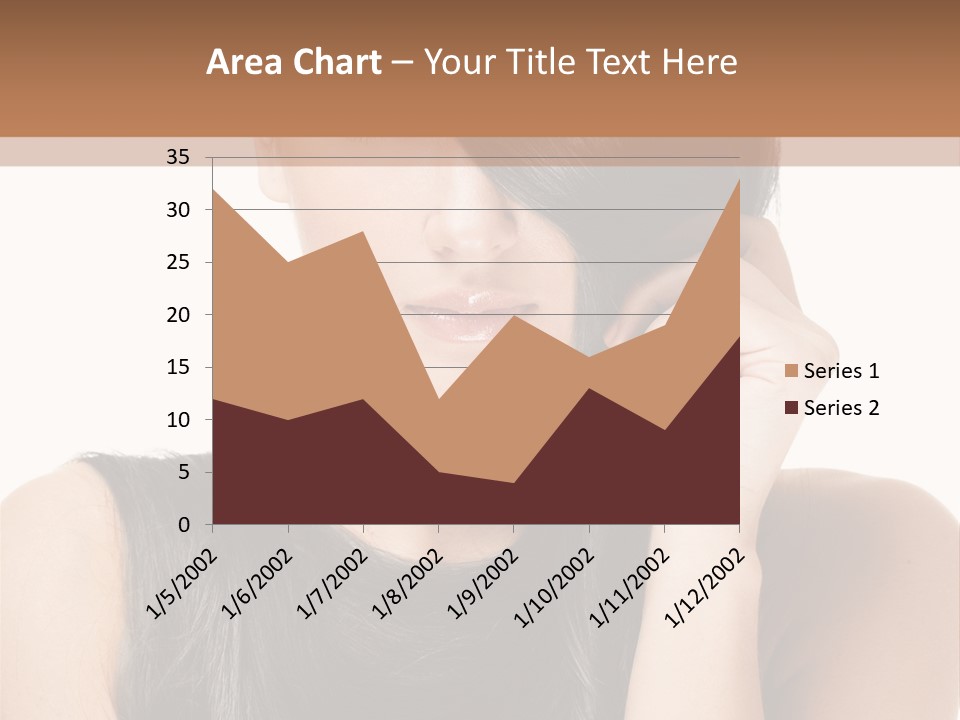 Portrait Girl Wellness PowerPoint Template