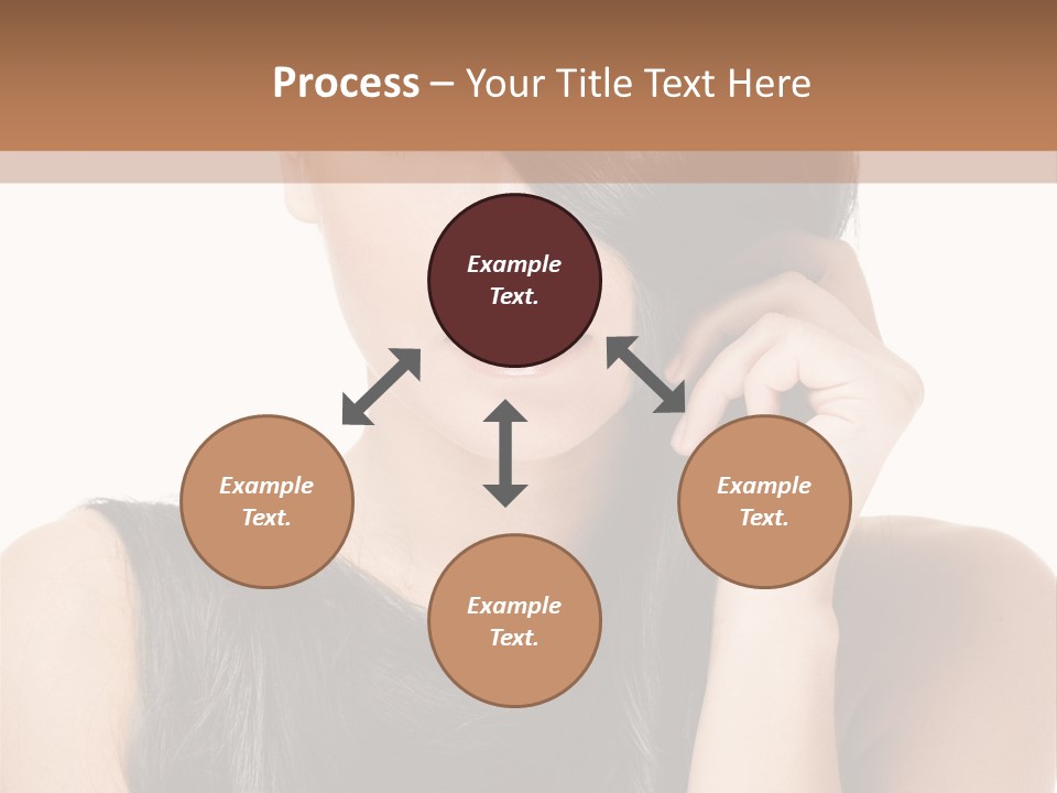 Portrait Girl Wellness PowerPoint Template