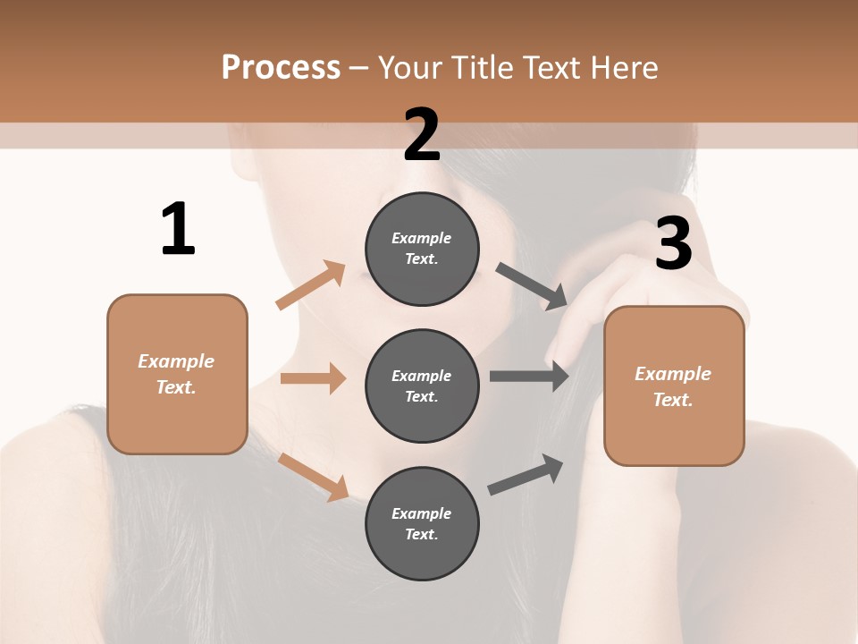 Portrait Girl Wellness PowerPoint Template