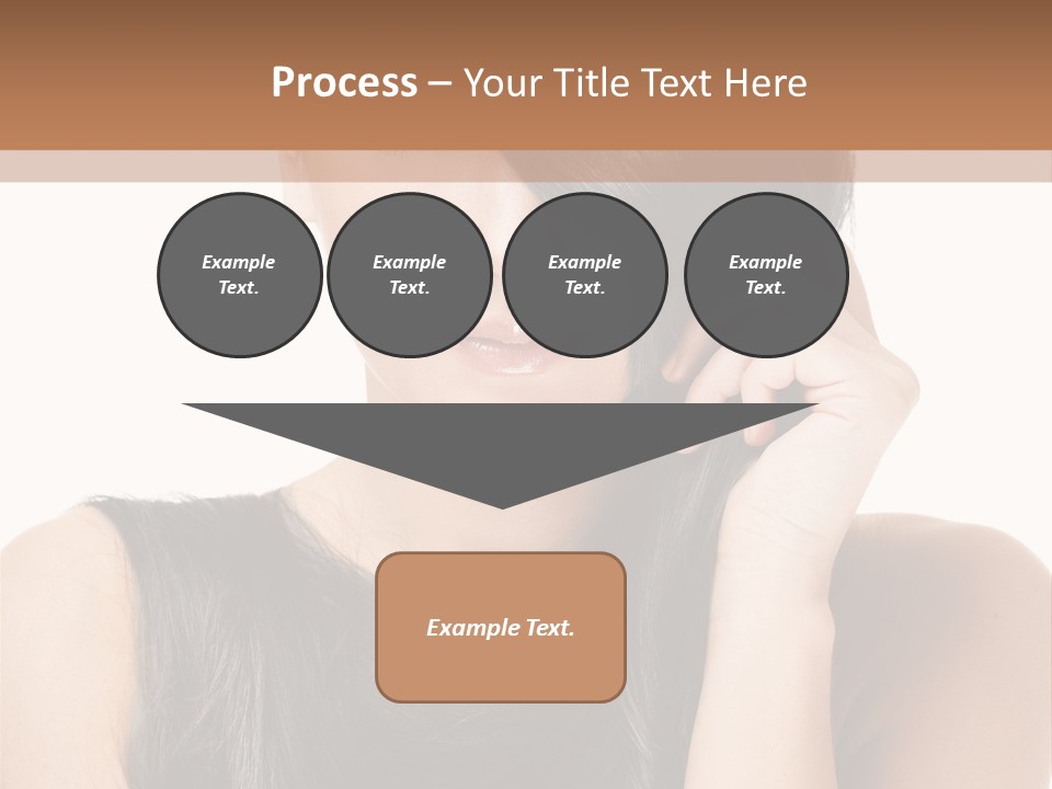 Portrait Girl Wellness PowerPoint Template