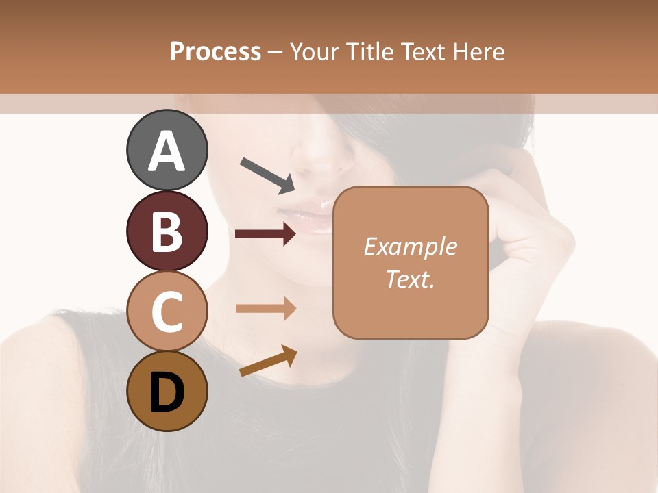 Portrait Girl Wellness PowerPoint Template