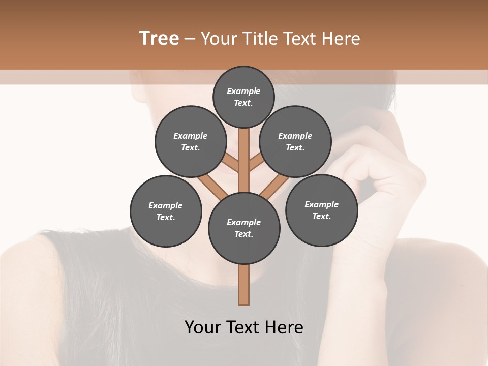 Portrait Girl Wellness PowerPoint Template