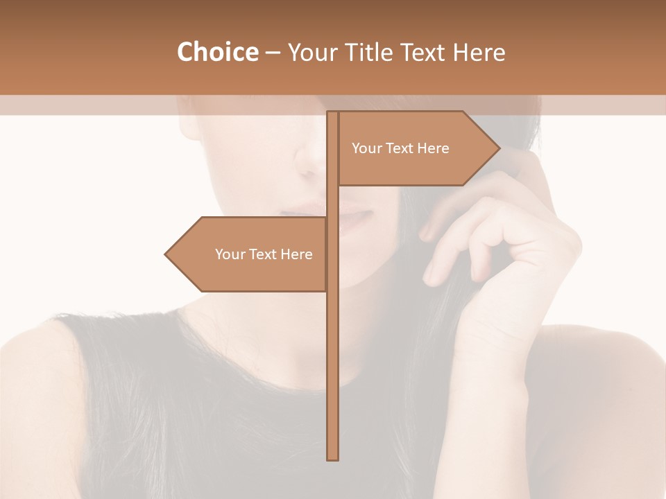 Portrait Girl Wellness PowerPoint Template