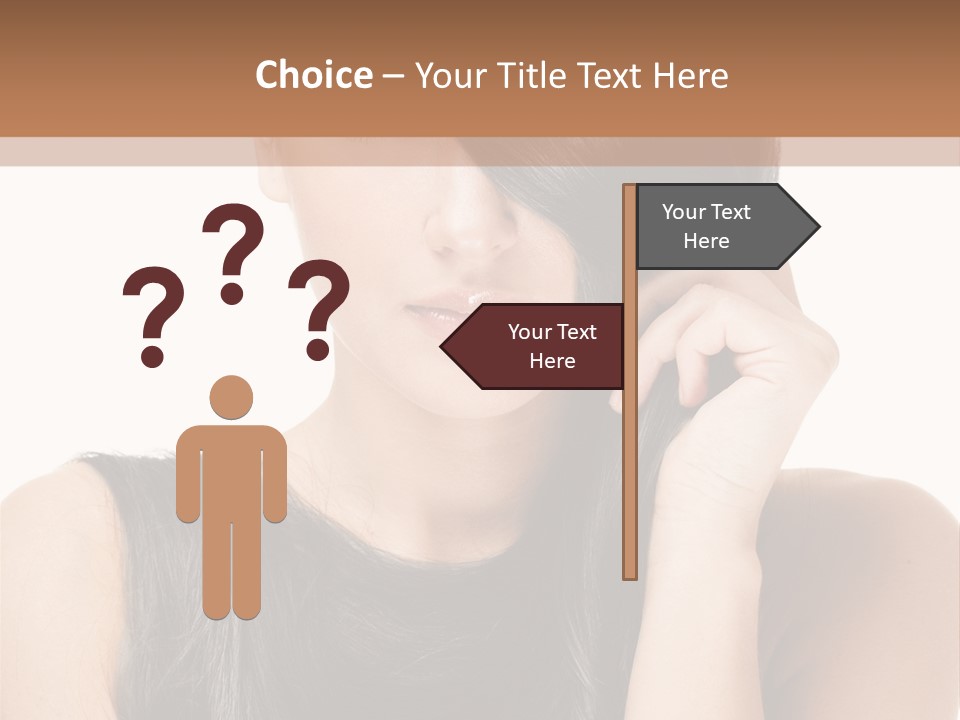 Portrait Girl Wellness PowerPoint Template