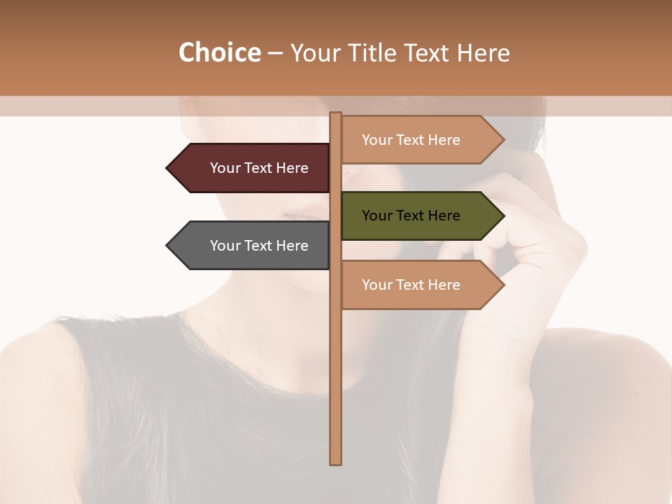 Portrait Girl Wellness PowerPoint Template