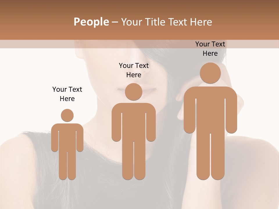 Portrait Girl Wellness PowerPoint Template