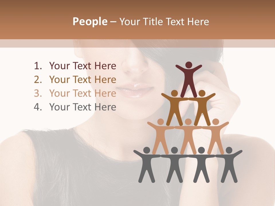 Portrait Girl Wellness PowerPoint Template