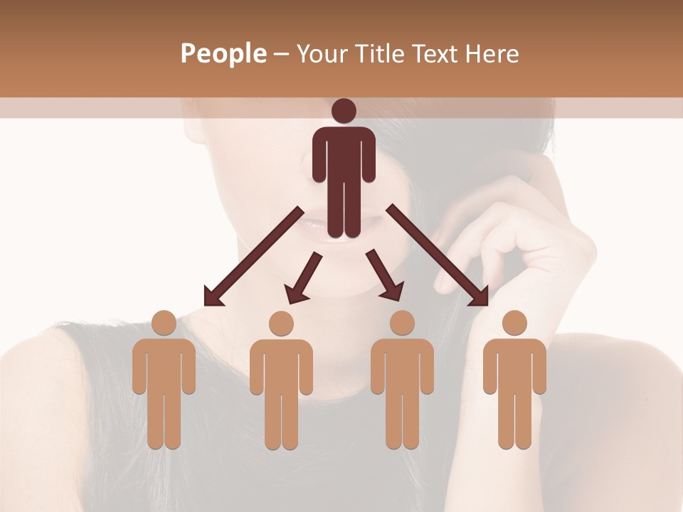 Portrait Girl Wellness PowerPoint Template