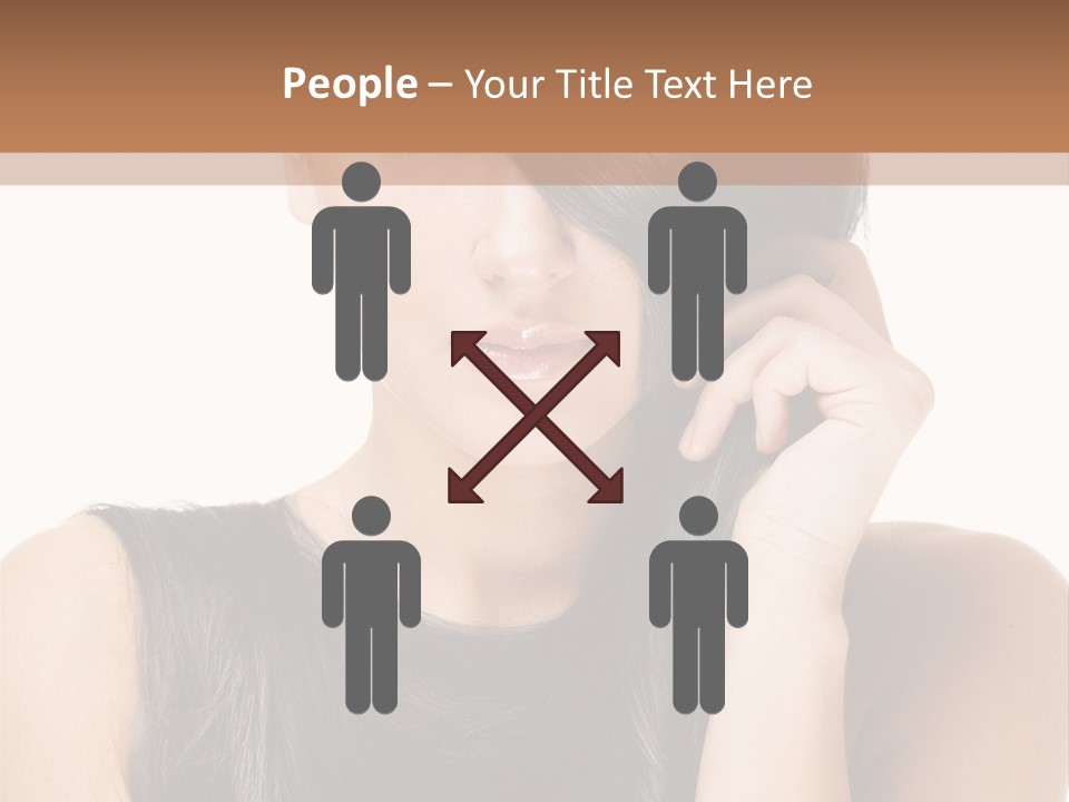 Portrait Girl Wellness PowerPoint Template