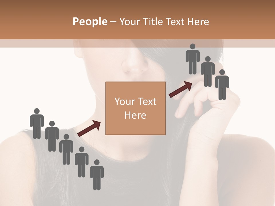 Portrait Girl Wellness PowerPoint Template