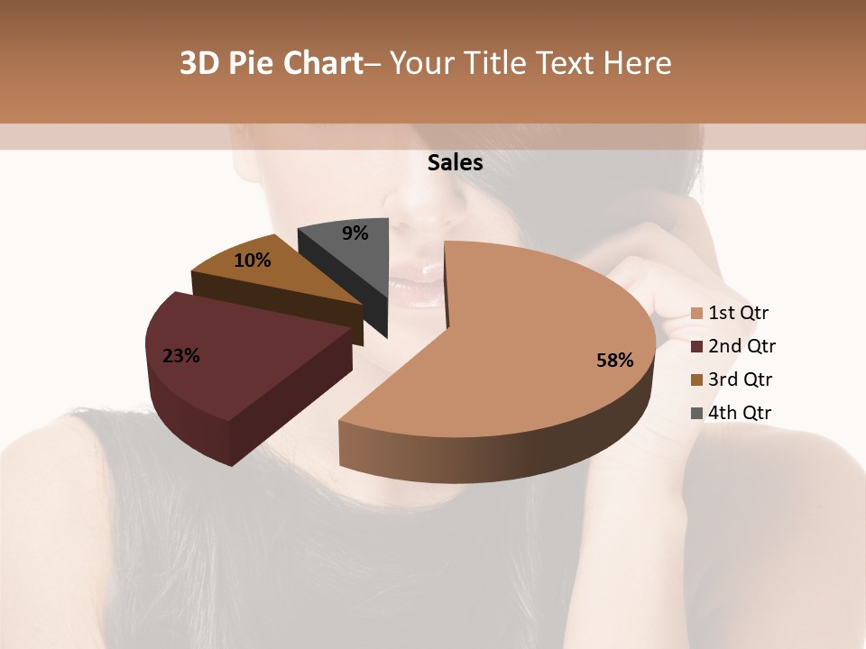 Portrait Girl Wellness PowerPoint Template