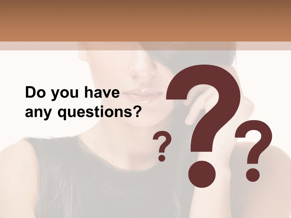 Portrait Girl Wellness PowerPoint Template