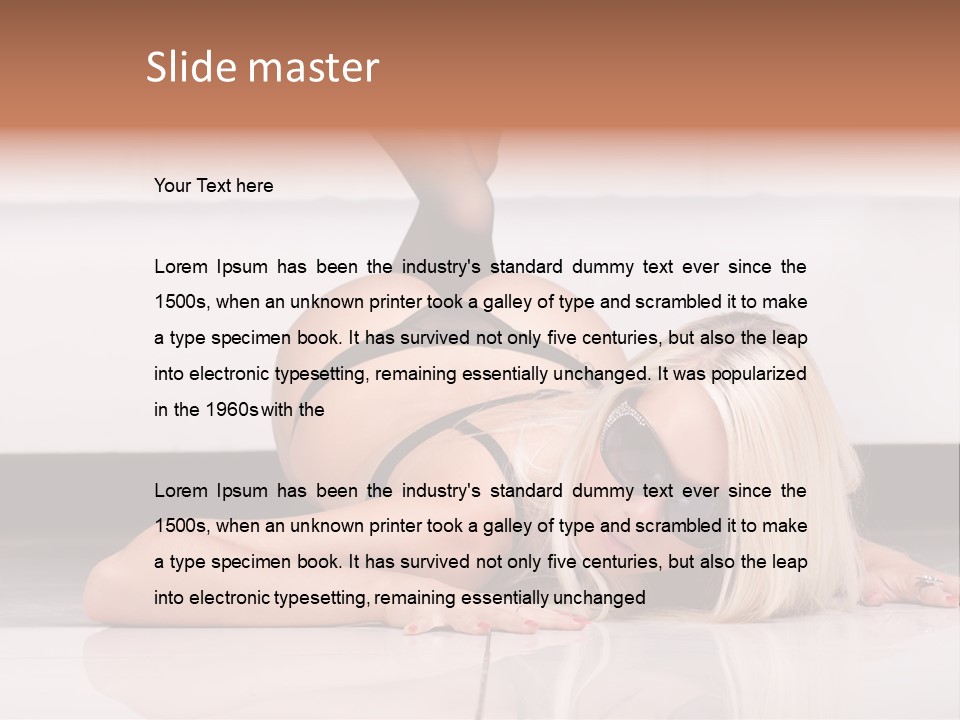 Scissors Paper Tools PowerPoint Template