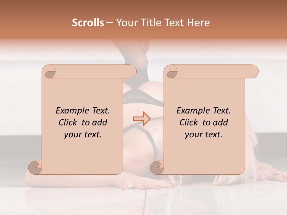Scissors Paper Tools PowerPoint Template