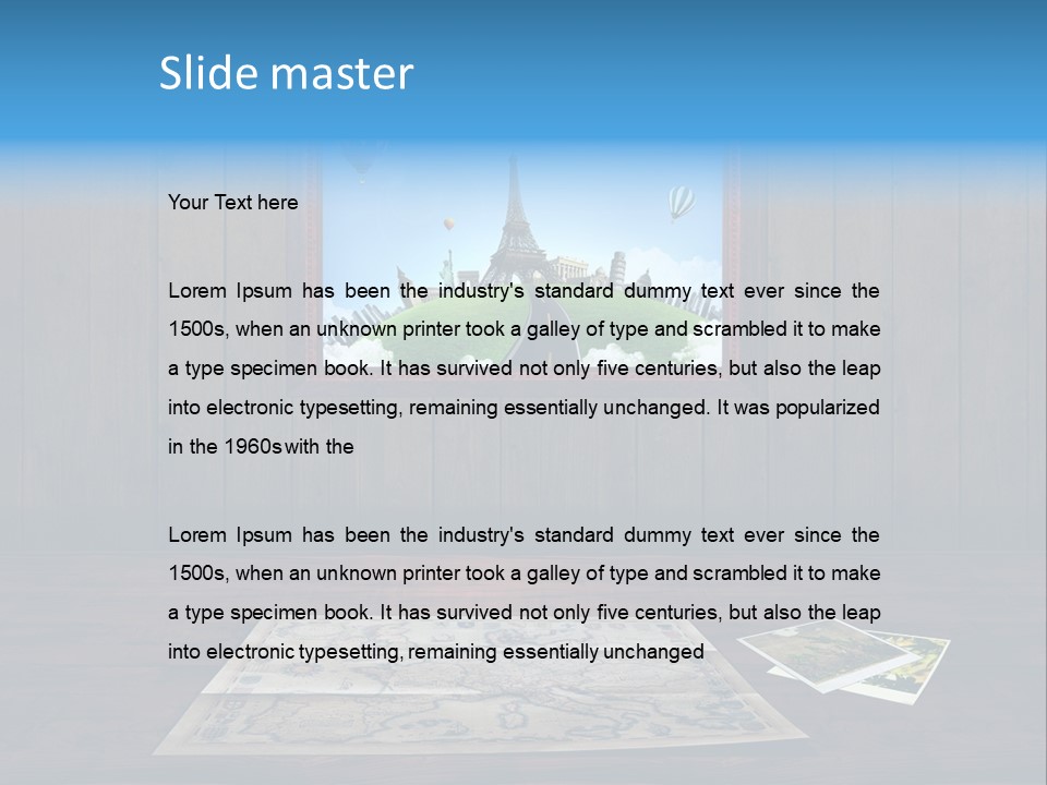 Art Conceptual Banner PowerPoint Template