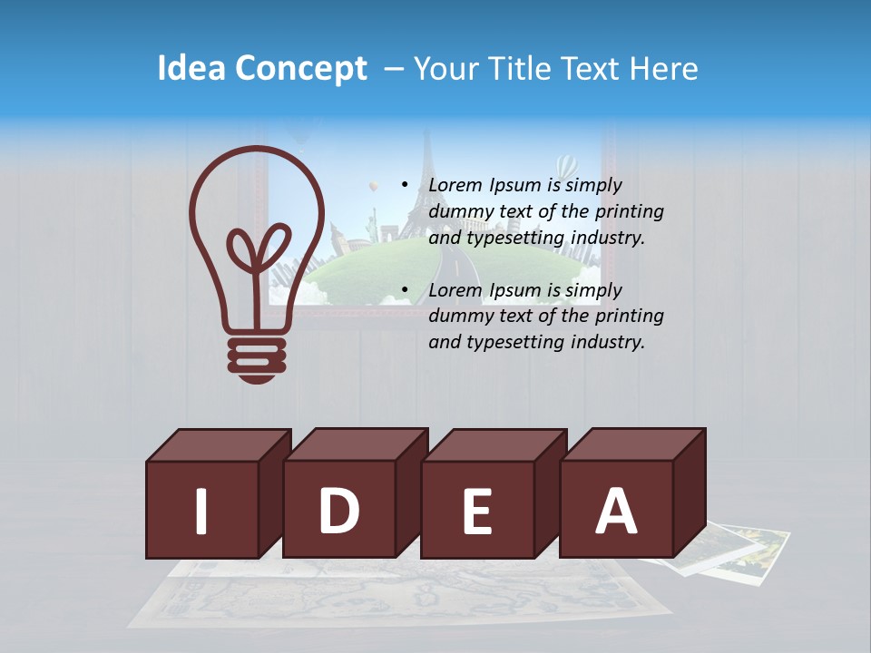Art Conceptual Banner PowerPoint Template