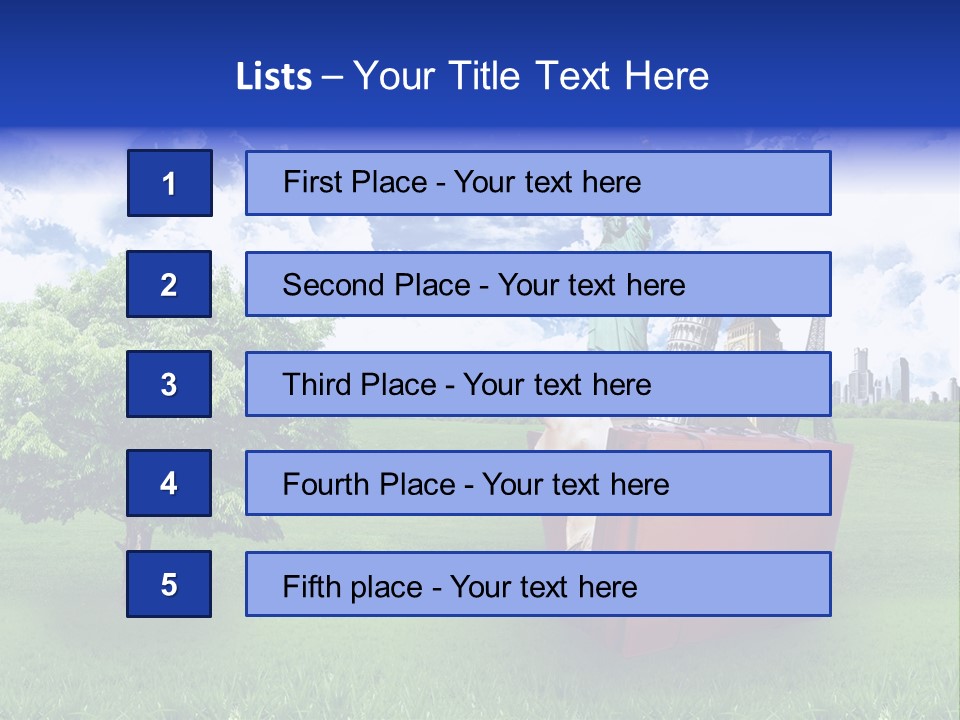 Travel World Retro PowerPoint Template