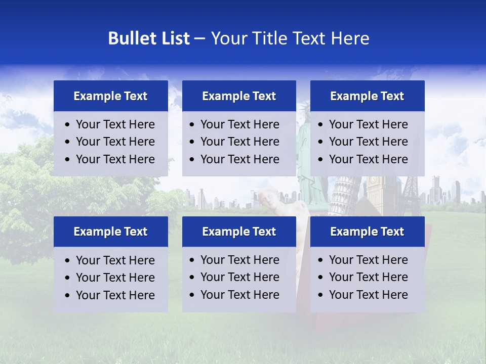 Travel World Retro PowerPoint Template
