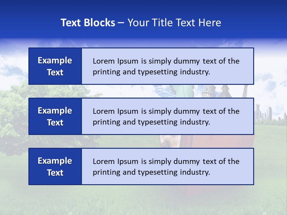 Travel World Retro PowerPoint Template