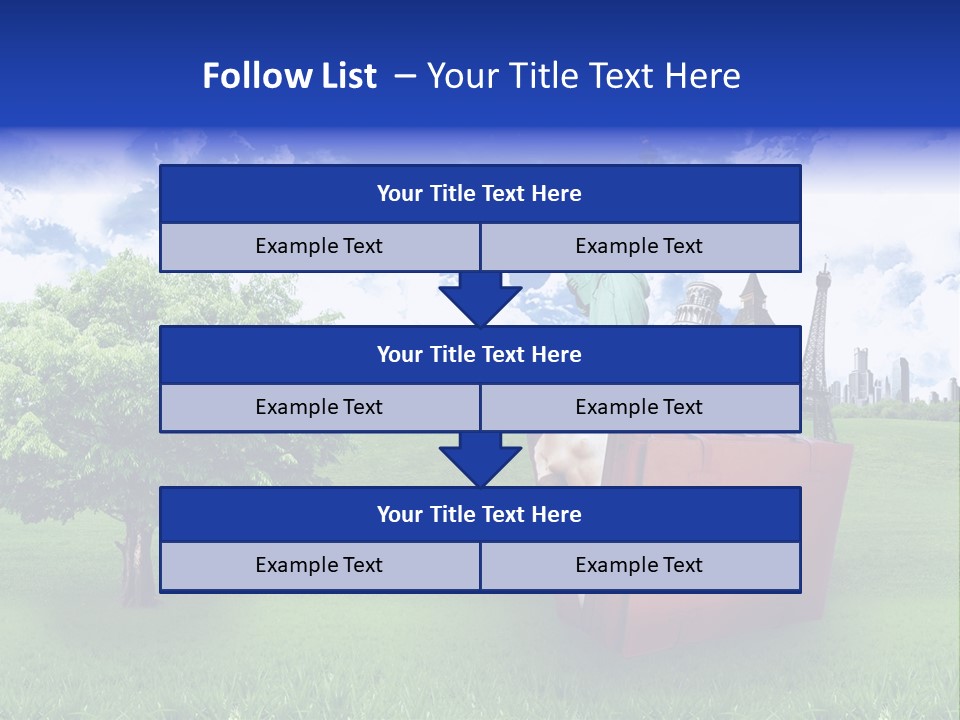 Travel World Retro PowerPoint Template