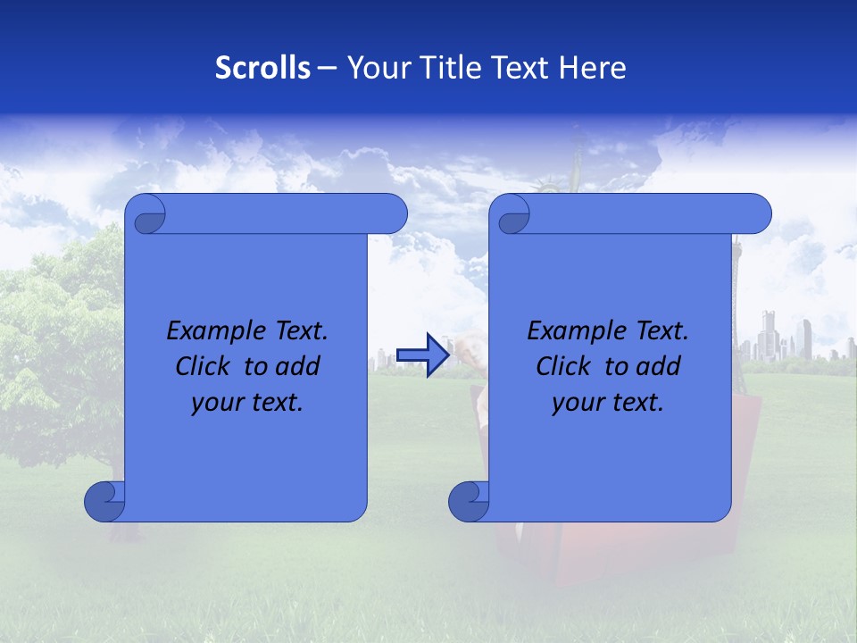 Travel World Retro PowerPoint Template