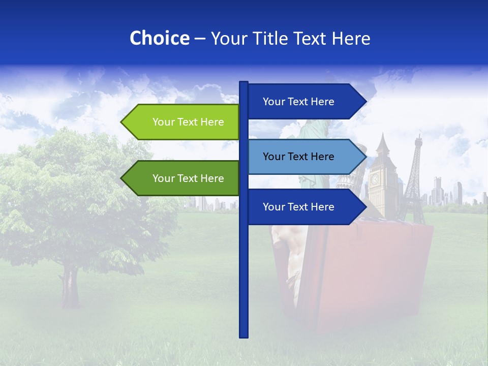 Travel World Retro PowerPoint Template