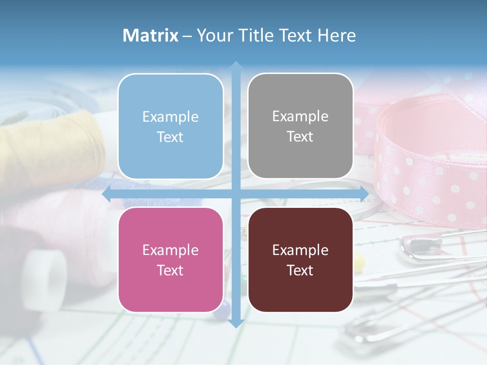 Scissors Paper Tools PowerPoint Template