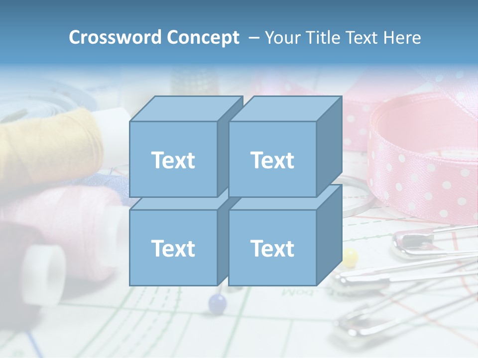 Scissors Paper Tools PowerPoint Template