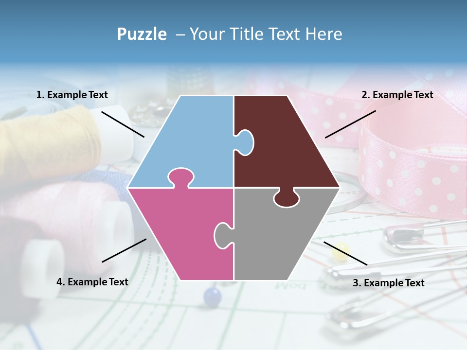 Scissors Paper Tools PowerPoint Template