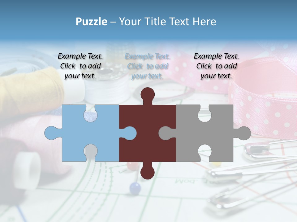 Scissors Paper Tools PowerPoint Template