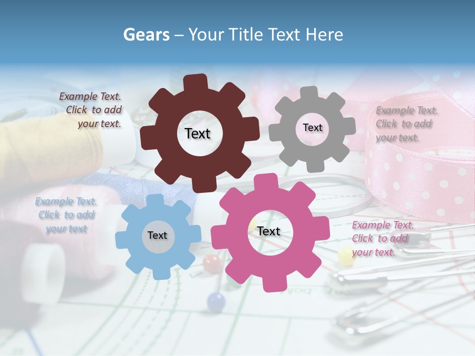 Scissors Paper Tools PowerPoint Template