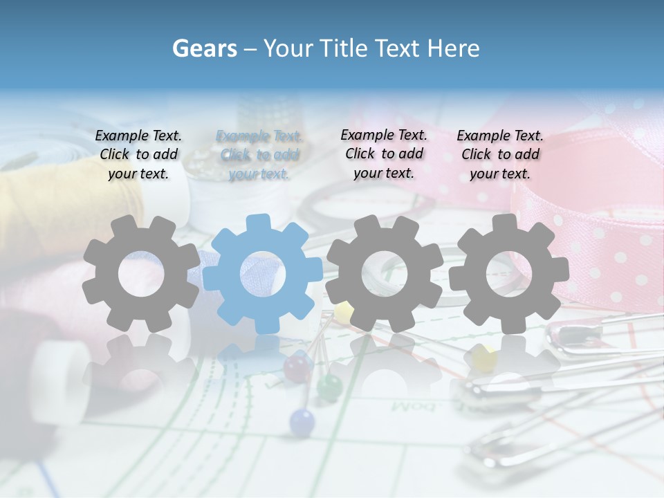 Scissors Paper Tools PowerPoint Template