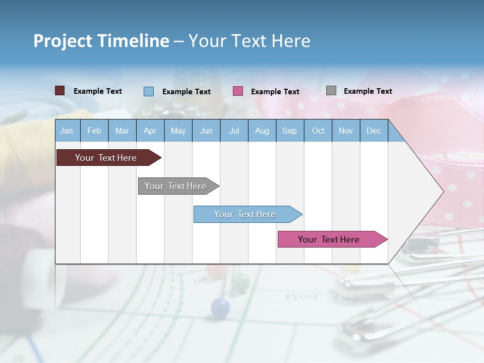 Scissors Paper Tools PowerPoint Template